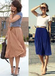 I Simply Love Pleated Long Skirt Fashion Style