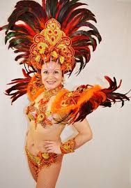 Samba Brasilianer Orange Rio Karneval ...