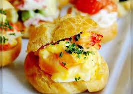 Cute Party Hors D Oeuvres With Petit Choux Pastry Puffs Recipe By Cookpad Japan Recipe Recipes Puff Recipe Choux Puff Pastry