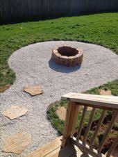 Maybe you would like to learn more about one of these? My Backyard Firepit With Seating Area Stones From Lowes 2 25 A Piece Need 30 And 2 Bags Of Pea Gravel In 2020 Fire Pit Landscaping Backyard Fire Outside Fire Pits