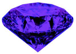 One And Half Diamond Png Image Purple Diamond Crystals Purple Necklace