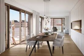 Esstisch An Terasse Mit Fensterfront Einrichtung In Hamburg Luxus Wohnung Wohnung Wohnung Mieten