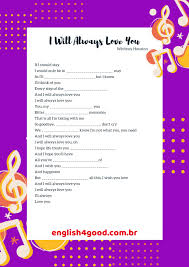 1 122 246 339 просмотров • 27 сент. I Will Always Love You English4good Learn English With Music