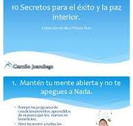 10 Secretos para El Éxito y La Paz Interior. Extracción de ...
