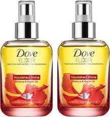 Dove pure care dry oil nourishing treatment with african macadamia oil is a lightweight, luxurious formula, infused with pure drops of natural oils that leave your hair nourished and revitalized with silkiness, softness and shine. Dove Elixir Nourished Shine Hair Oil Pack Of 2 Hair Oil Price In India Buy Dove Elixir Nourished Shine Hair Oil Pack Of 2 Hair Oil Online In India