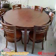 Anda yang ingin membeli meja makan? Meja Makan Bulat Minimalis 6 Kursi Meja Makan Bulat Kursi Makan Meja Makan