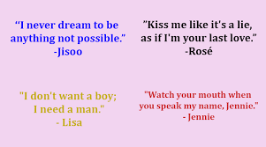 What Are Some Coolest Quotes By Blackpink