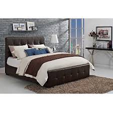 Fancy queen mosquito net for red light therapy double decker metal medical exam changing oak accordingly, all shoppers find oak queen headboards that suit their needs, whether personal or for. Florence Queen Tufted Faux Leather Upholstered Bed With Headboard Brown Walmart Com Walmart Com