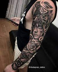Full sleeve tattoo designs are something often sought after by tattoo enthusiasts all across the globe. Sleeve Tattoo Design Your Own Fullsleevetattoos Sleeve Tattoos Tattoo Sleeve Designs Animal Sleeve Tattoo
