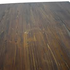 Griffin 27 reclaimed wood end table $ 599; 73 Off Pottery Barn Pottery Barn Griffin Reclaimed Wood Bar Height Table Tables