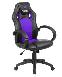 Choose from contactless same day delivery, drive up and more. Gorilla Gaming Chair Purple Black Buy Now At Mighty Ape Nz