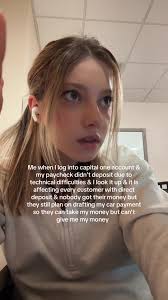 I mean I will survive but some people are paycheck to paycheck & have bills  that need paid so this is crazyyyyyyy just gimme my money 💔 #capitalone