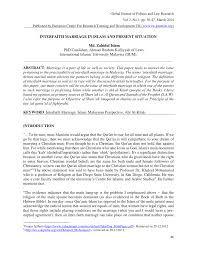 Arranged marriage is encouraged in islam, as far as it is embraced by both the bride and the groom. Pdf Interfaith Marriage In Islam And Present Situation
