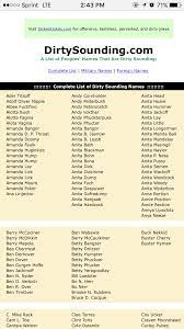 Dirty Sounding Names Album On Imgur