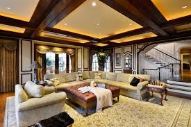 Curtains for living room ideas with tall ceilings with beams and white molding. 30 Craftsman Living Rooms Beautiful Interior Designs Designing Idea
