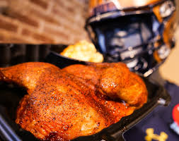 I normally like to grill my chicken for about 10 minutes, flipping them at the halfway point in order to have beautiful sear marks on each side of the chicken. Mission Bbq Half A Yardbird Full Of Flavor Our Facebook