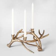 30 Metal Antler Candelabra Gold Threshold Target Multiple Candle Holder Candle Holders Antler Candle