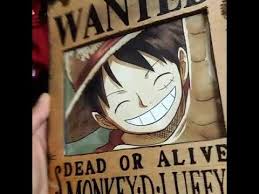 Polosan poster buronan one piece hd. Bingkai Kayu Poster Buronan Bounty One Piece Youtube