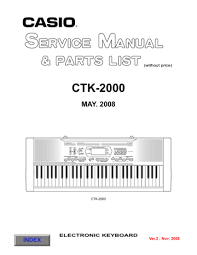 Connect the keyboard's midi interface to your computer's midi interface. Casio Ctk 2000 User Manual Manualzz