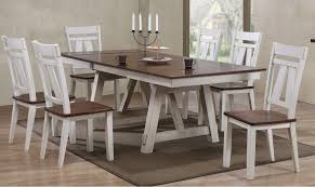 So whether you're looking for a farmhouse table, cottage furniture, farmhouse furniture, or industrial chic furniture we're the place to shop. Bernards Winslow 7 Piece Two Tone Refectory Table Set Royal Furniture Dining 7 Or More Piece Sets