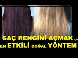 Bitkisel Sari Sac Boyasi Evde Sac Rengini Acan En Etkili Dogal Yontem Guzellik Bakim Youtube
