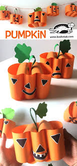 This zombie craft requires minimal supplies but will have even the most ghoulish kids squealing in delight. 7 Halloween Kids Pumpkin Arts Crafts Scary Halloween Crafts Halloween Crafts For Kids Halloween Crafts