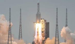 Chinese rocket debris expected to hit earth this weekend. Mdvjuynlmijpam
