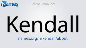 Do you love this name, but want a different spelling?. How To Pronounce Kendall Youtube