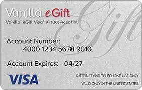 Every prepaid visa gift card design can be sent as an egift card by email or a plastic gift card by mail. Buy Vanilla Egift Visa Virtual Account Gift Cards With Paypal