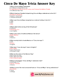 For decades, the united states and the soviet union engaged in a fierce competition for superiority in space. Free Printable Cinco De Mayo Trivia Quiz