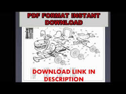 My 2003 g100 is a blessing. John Deere G100 G 100 Tractor Mower Service Manual Download Youtube