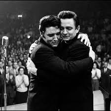 Elvis accepted Johnny Cash's gospel challenge—Cash broke down watching it  happen Sing me something that makes me believe you really know God. Johnny  Cash challenged Elvis on stage. Elvis closed his eyes