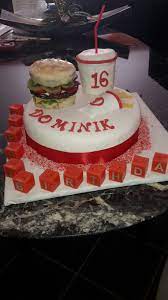 Du machst mein leben jeden augenblick schöner. Fast Food Torte 16 Geburtstag Torten Geburtstag Fast Food