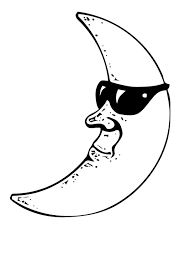 Our moon is a fascinating subject. Coloring Page Moon Free Printable Coloring Pages Img 11342