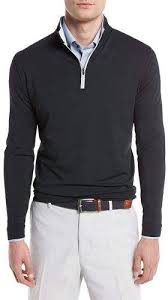 Peter Millar Perth Quarter Zip Sweatshirt Casual Wear For Men Quarter Zip Sweatshirt Business Casual Men