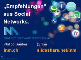 Get top exchanges, markets, and more. Inm Empfehlungen Aus Social Networks