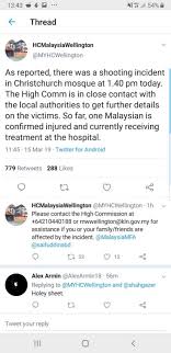 Check spelling or type a new query. Dr Maszlee Malik Saya Amat Berdukacita Dengan Tragedi Serangan Yang Berlaku Di Masjid Di Bandar Christchurch New Zealand Sehingga Menyebabkan Ada Yang Terbunuh Dan Cedera Saya Difahamkan Oleh Pihak Pesuruhjaya Tinggi