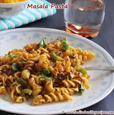 Masala Pasta Recipe How To Make Pasta Indian Style Pasta Recipe Pasta Recipes Indian Easy Pasta Recipes Recipes