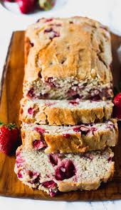 Strawberry Banana Bread Vegan Gluten Free Vegan Vegetarian Voodism Recipes Br Strawberry Banana Bread Vegan Gluten Free Banana Bread Vegan Banana Bread