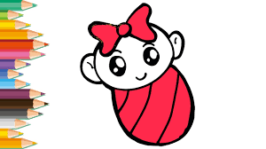 Drawing And Coloring A Cute Newborn Baby Girl Super Easy Lovely Kids Youtube How to draw a baby dragon. drawing and coloring a cute newborn baby girl super easy lovely kids