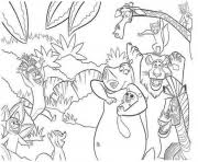 All the four penguins are looking very adorable dressed as clowns. Madagascar Coloring Pages To Print Madagascar Printable