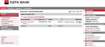 Sie können täglich über ihr gesamtes geld verfügen. Kennen Sie Schon Die Gefa Bank