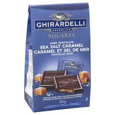 Ghirardelli Chocolate Squares Dark Sea Salt Caramel 151g Ghirardelli Chocolate Squares Dark Chocolate Caramel Salted Caramel