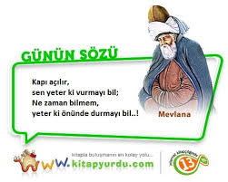 Anadolu Nun Bagrinda Filizlenip Tum Dunyanin Gonlune Taht Kuran Mevlana Celaleddin Rumi Den Dusunceler Guzel Soz Kitap