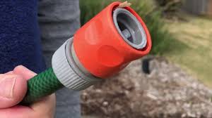 For a basic set up, you need a hose connector at one end and a water stop hose connector at the other end. How To Fit A Garden Hose End And Make It Stay There Hose Pipe Adaptor Click Lock Fitting Youtube
