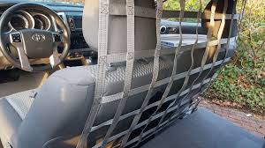 2016 Newer Toyota Tacoma Access Cab Double Cab Behind Front Seat Barrier Divider Net Toyota Tacoma Access Cab Toyota Tacoma Tacoma Access Cab