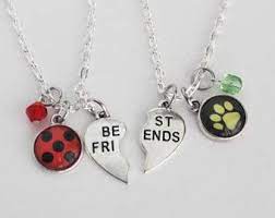 Ladybug Chat Noir Bff Necklace Set Friendship Jewelry Miraculous Ladybug Cat Noir Jewelry Superhero Girl Marinette Cheng Adrie Miraculous Ladybug Bff