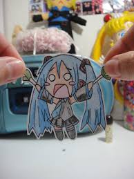 Anime hatsune miku drawing by kids. Pin By En On Paper Child Anime Paper Anime Crafts Paper Child
