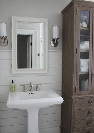 Molly Frey Design Shiplap Bathroom Bathroom Linen Cabinet Shiplap Bathroom Wall