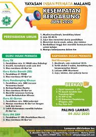 Tempat informasi lowongan kerja (loker) terupdate dan terpercaya untuk dosen dan guru area jawa tengah. Info Lowker Yayasan Insan Permata